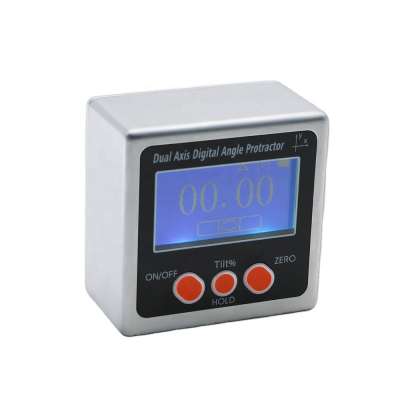 Dual axis Mini Digital Inclinometer with magnet  Electronic digital protractor inclinometer Digital Box Inclinometer